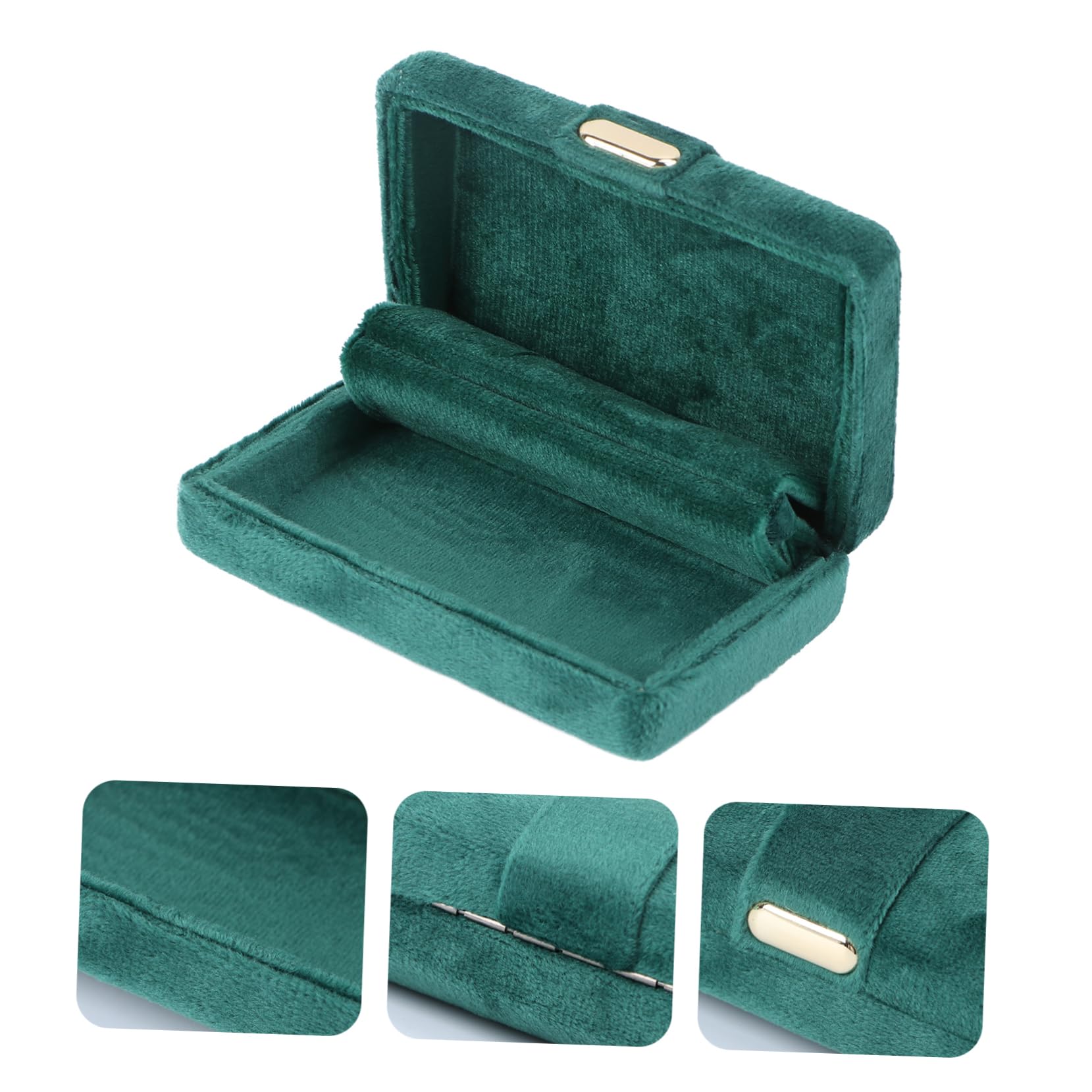 GALPADA 3piezas Collar Organizador De Joyas De Franela Caja Para Anillos y Pendientes Para Propuestas y Diseño Práctico y Elegante