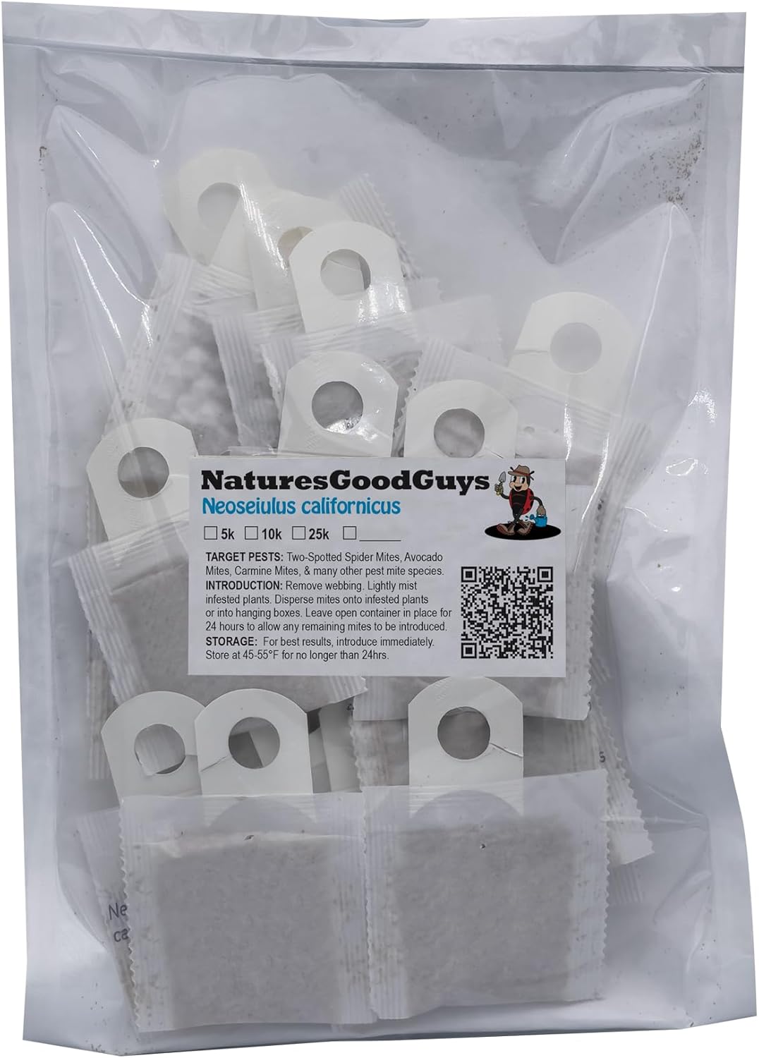 Neoseiulus californicus 25 sachets with 250 Mites
