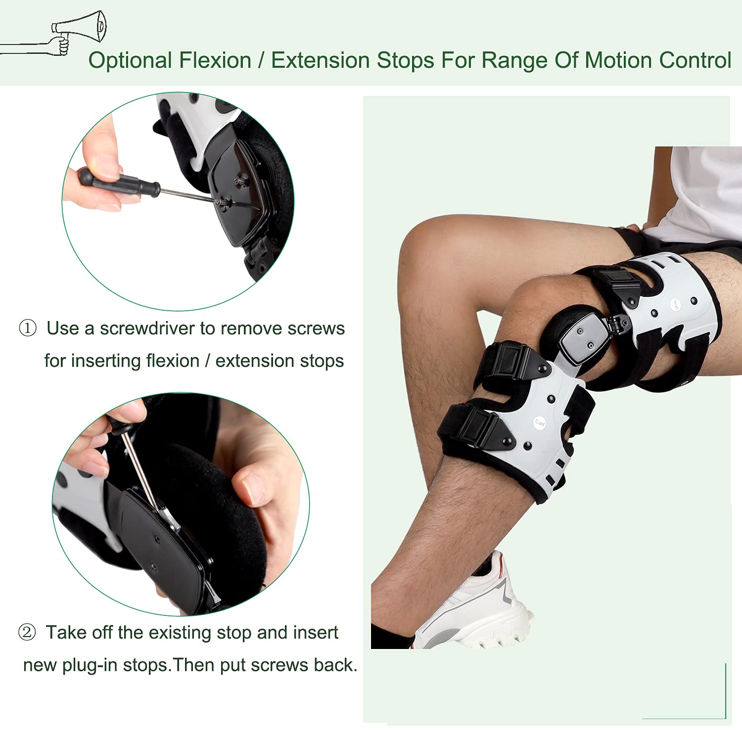 Orthomen OA Unloader Knee Brace Support for Arthritis Pain
