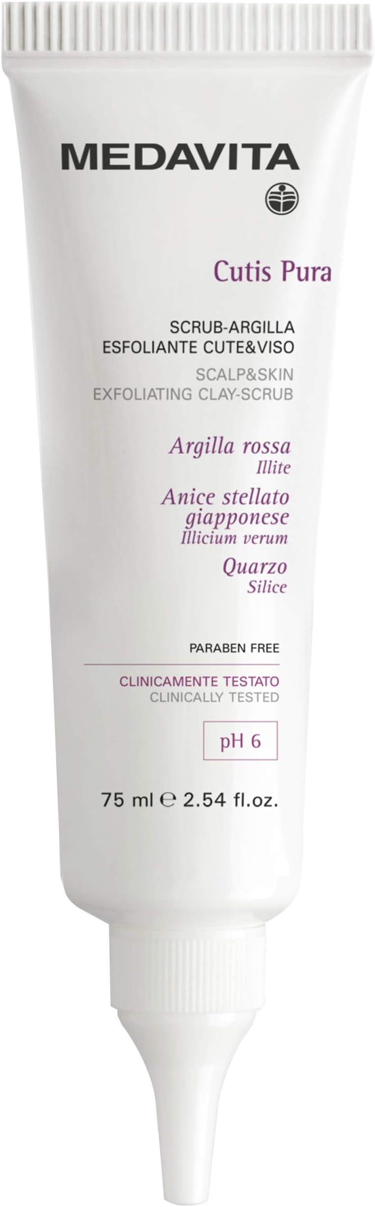 Cutis Pura - Scalp and Skin Exfoliating Clay Scrub - 75ml