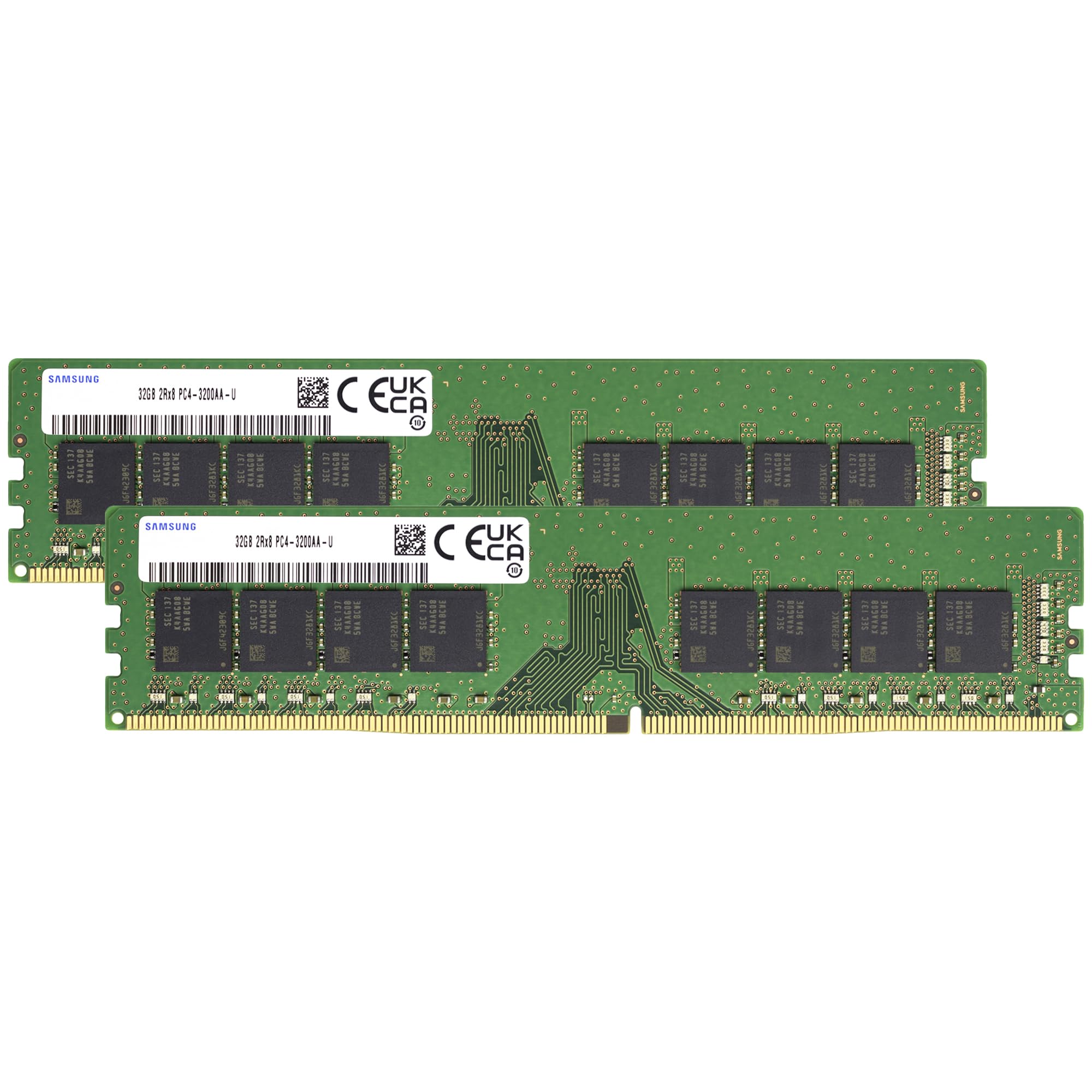 Samsung 64GB (2x32GB) DDR4 3200MHz PC4-25600 (PC4-3200AA) CL22
