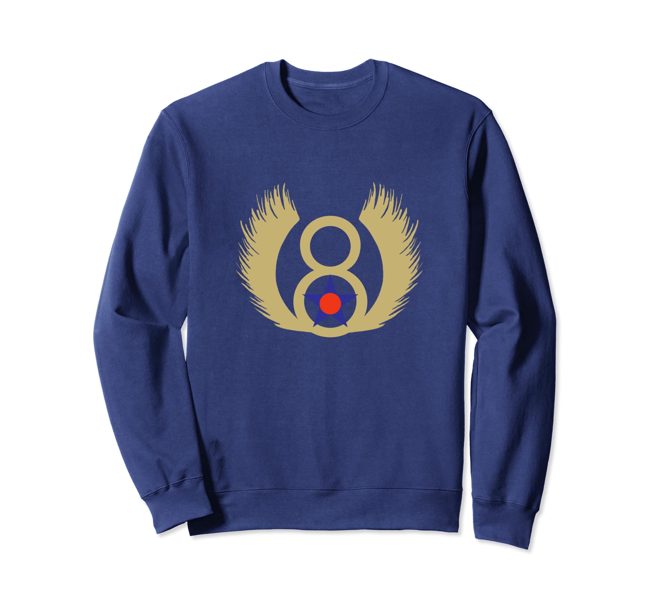 Mighty 8th Eighth Air Force USAAF Badge Patch Sweatshirt
