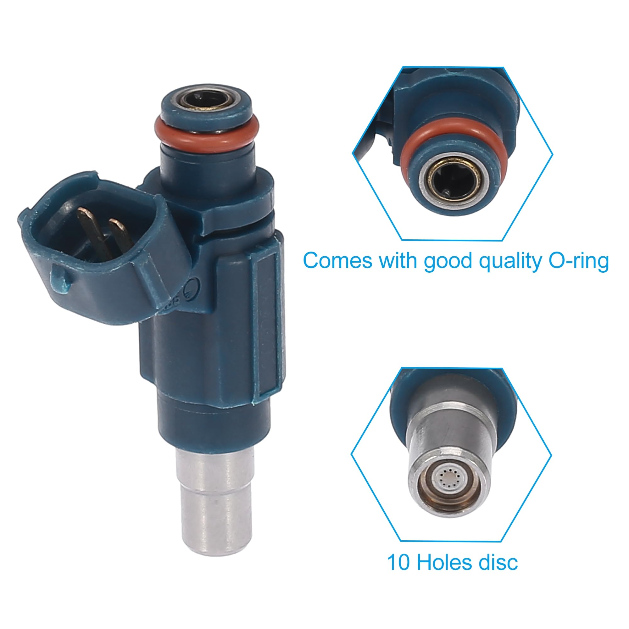 anR  X AUTOHAUX EAT286 49033-0010 Fuel Injector Nozzle for Kawasaki