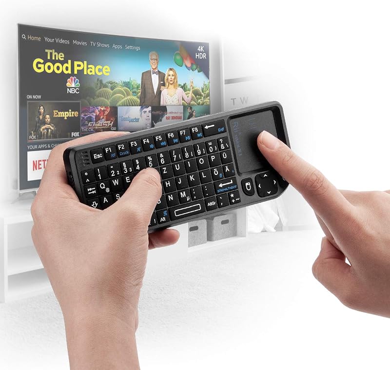 Rii X1 Mini Wireless Billentyűzet Touchpad-dal TV/PC/Tablet/Xbox/PS3-hoz