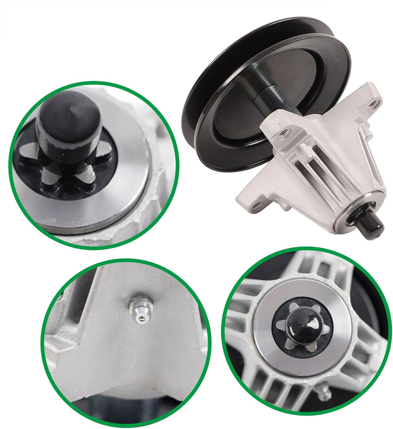 munirater 2PCS Spindle Assembly Replacement for 918-04822A 618-04422 918-04822B 618-04822A 618-04889 618-04889A 618-04950 918-04822 918-04889 918-04889A 918-04950