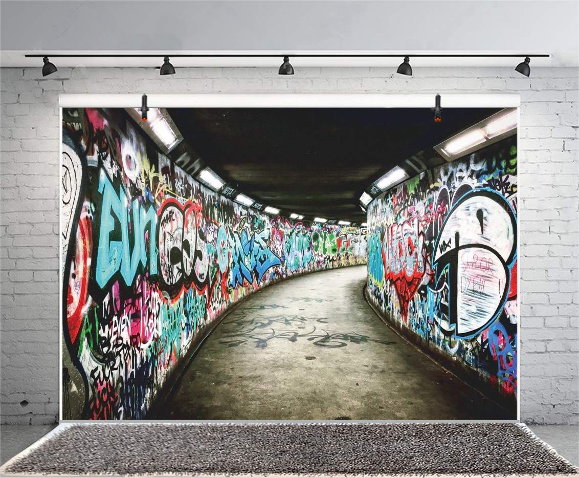 Graffiti-Wandkulisse Für Fotoshootings – 3 X 2 M, Vinyl, Nicht Reflektierend, Für Studio, Party, Hochzeit