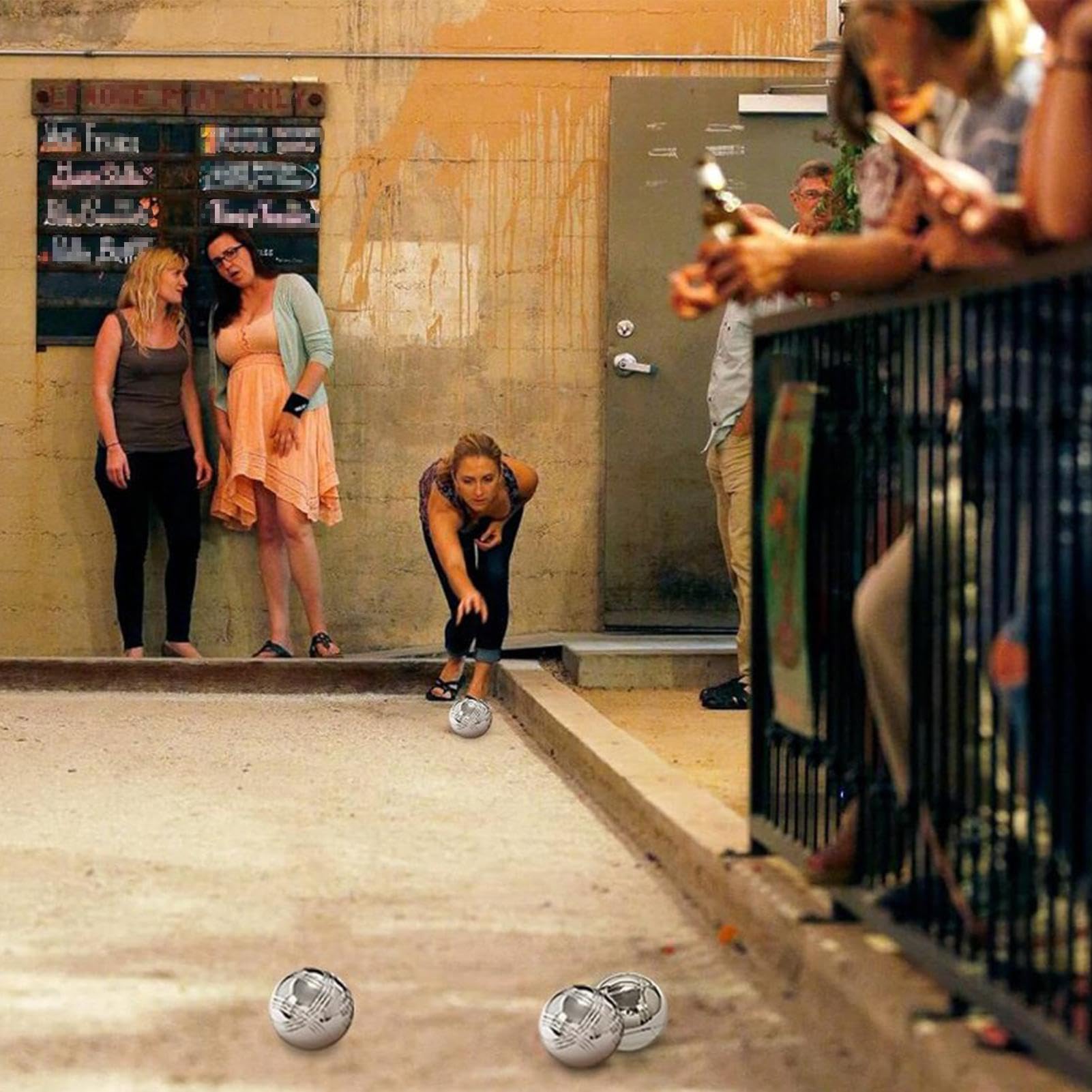 Bolas de Petanca - Juego de Petanca, Juego de Petanca para Exterior de Metal | Bola de Petanca de Metal para Exteriores, Bolas de Petanca Multiusos para el Patio Familiar, Picnic al Aire Libre y