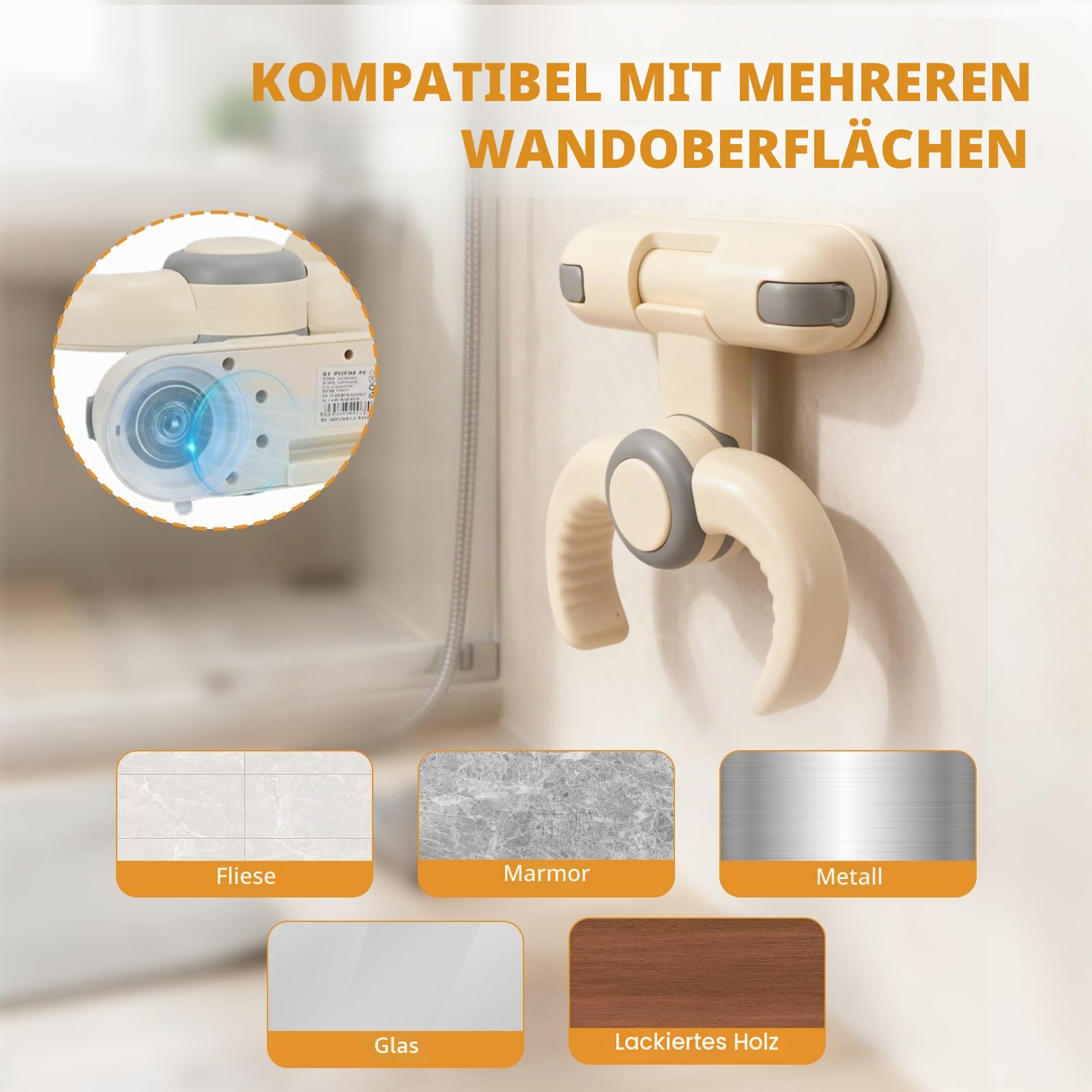 Baby Dusche Ständer,Höhenverstellung,Faltbar Baby Shower Stand Support,Stehender DuschstäNder, Shower Support für Kinder Im Alter 6-36 Monaten,zum Baden, Windelwechseln