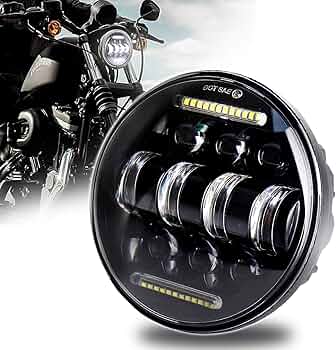 Amazon | 5.75インチ LEDヘッドライト ハーレー ダビッドソン 用