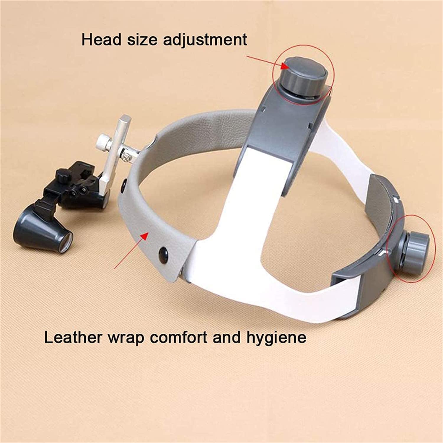 Lente di ingrandimento Lenti di ingrandimento Lente di ingrandimento con fascia, Lente di ingrandimento digitale portatile, Lente di ingrandimento dentale Luce Controllo dell'impianto del canale radic