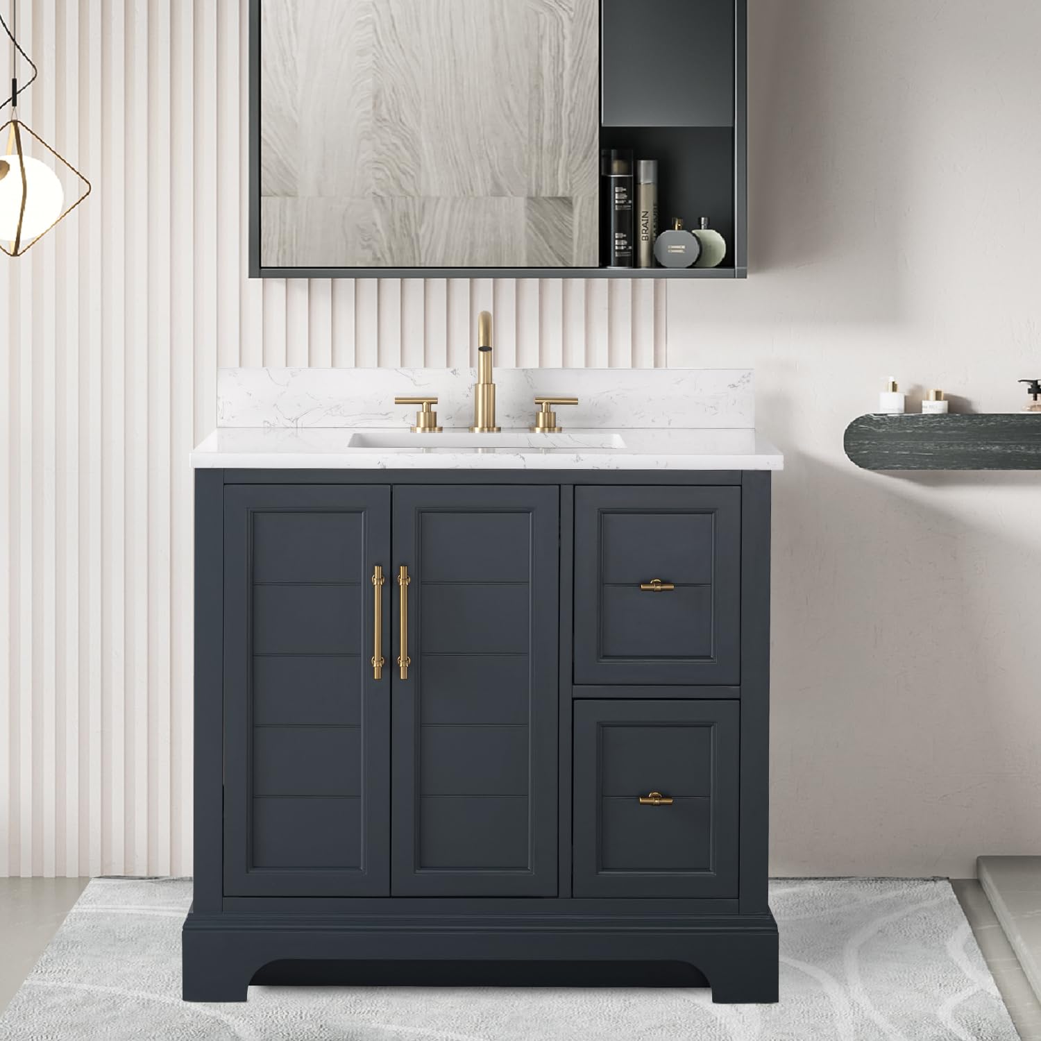 Vanity Art 36 Inch Bathroom Vanity