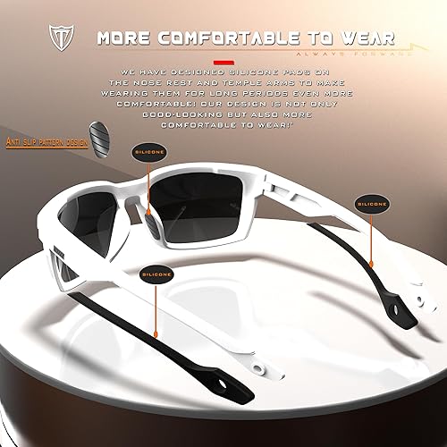 Miniatura 4 de ATTCL Men's Polarized Sport Sunglasses with UV400 Protection for Driving, Fishing, and Outdoor Activities