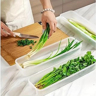 Herb Saver, Herb Keeper for Refrigerator, Herb Saver Pod, Suitable for Long Vegetables, Fresh Herb Keeper for, Cilantro,Parsley, Asparagus（1 Pack）