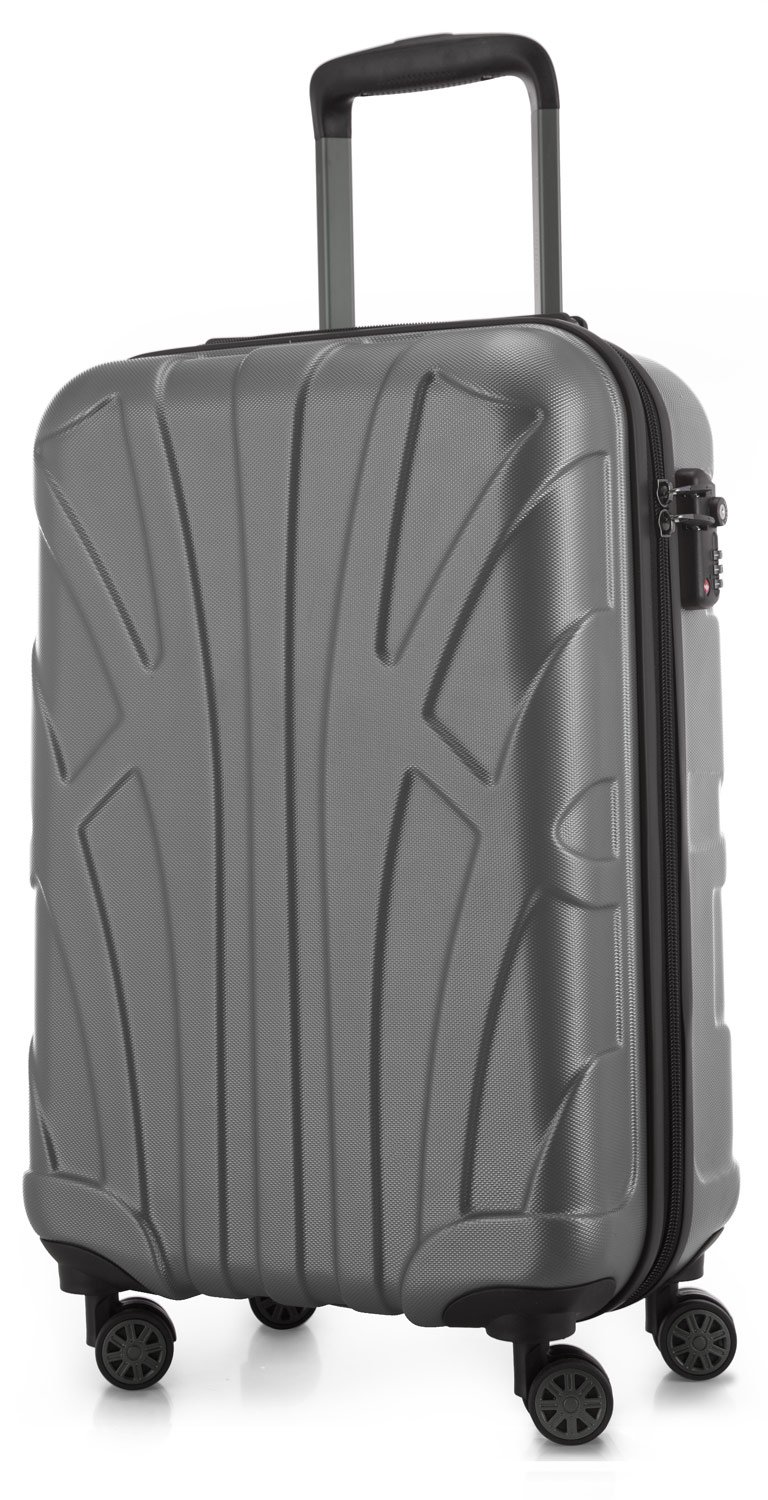 Suitline - Maleta de Mano rígida, Trolley 4 Ruedas, TSA, 55 cm, Aprox. 34 litros, 100% ABS Mate, Azul Oscuro — view 27