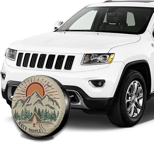 Vista 3 de I Hate People - Funda para neumático de repuesto resistente a la intemperie, ajuste universal para remolque, RV, SUV, camión, cámper, remolque