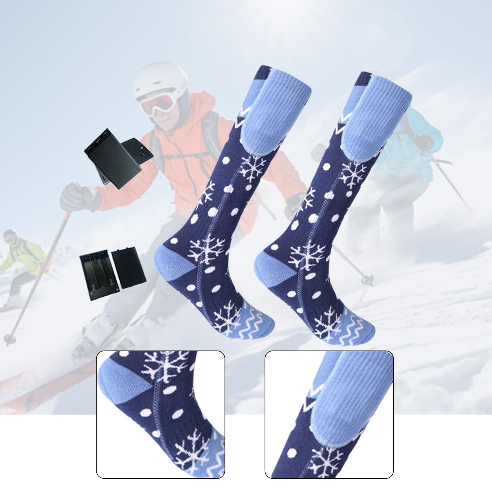Beheizbare Socken für Damen und Herren für Outdoor-Sportarten wie Wandern und Skaten