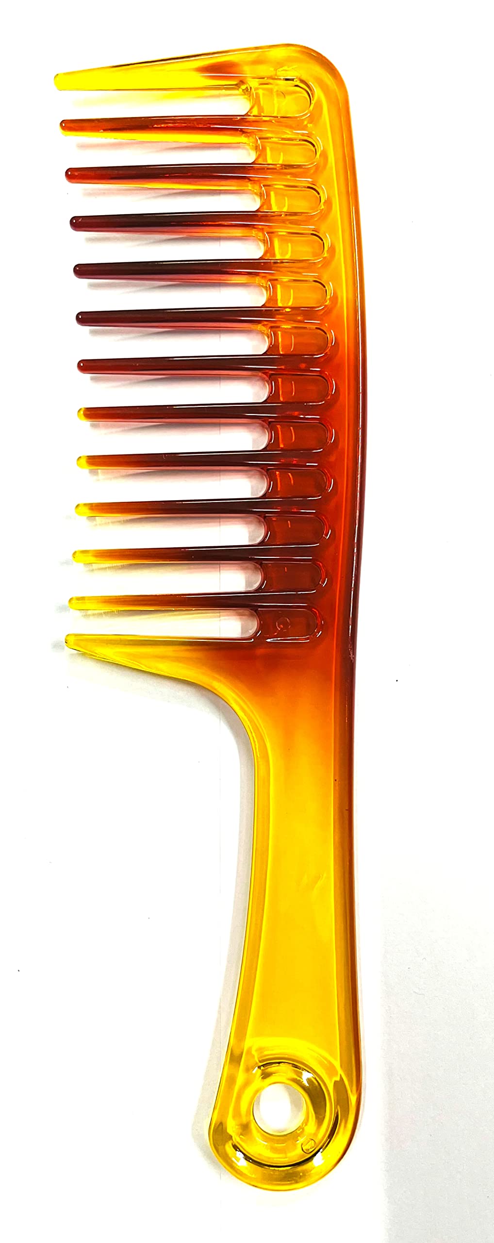 Large Handle Shampoo Hair Comb Detangling Premium Dressing Zee Comb for Men,Women Combo Tortoise Shell Pattern Multicolour, Pack of 1