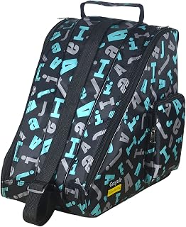 Roller Skate Bag, Ice Skate Bags Large Capacity Roller Skate Bags for Women Men & Kids Ice Skating Bag Roller Skate Accessories Inline Skate Bag with Shoulder Strap Top Handle Side Pocket