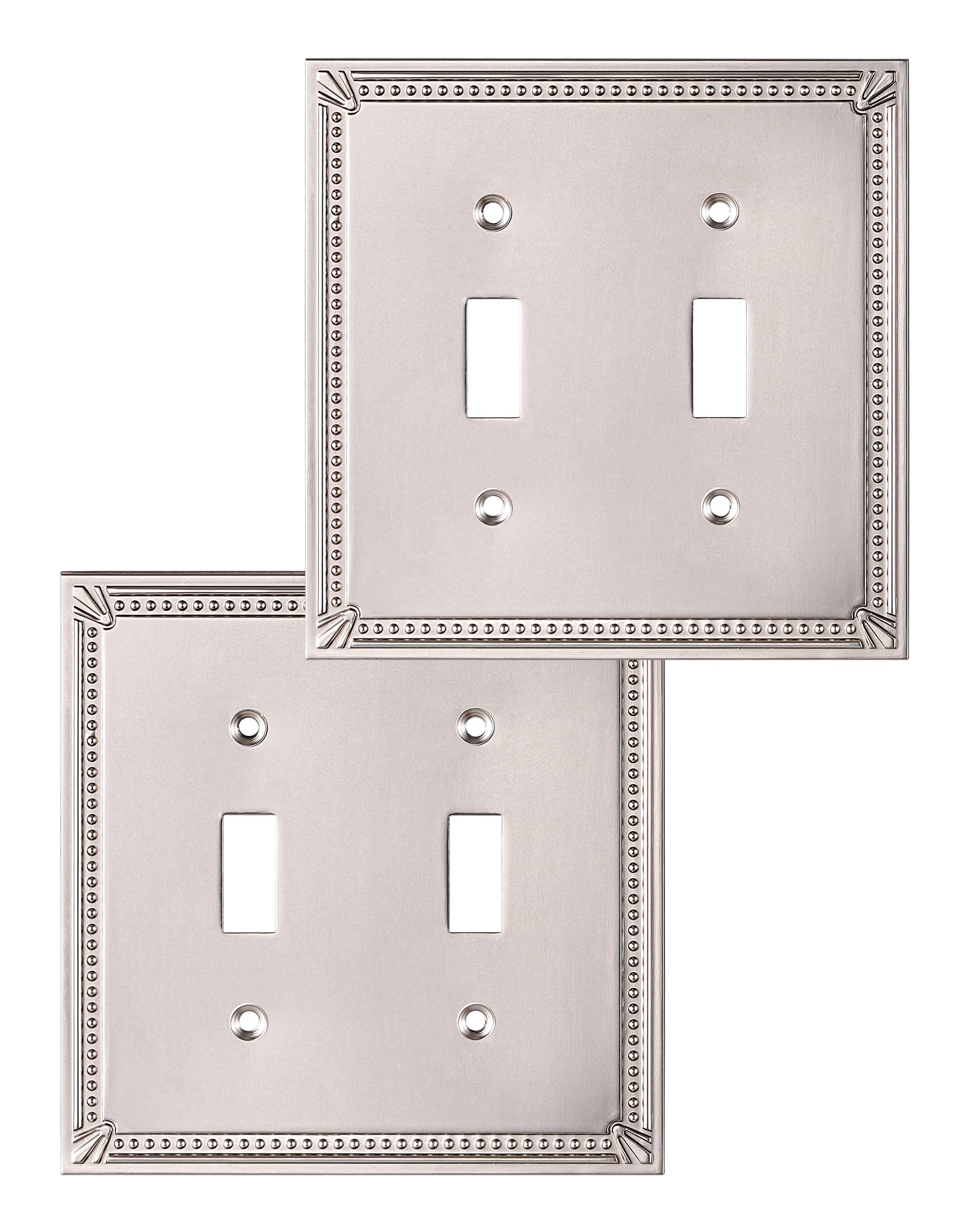 Placa de interruptor de luz DEWENWILS de doble palanca de 4.84 pulgadas para reformas