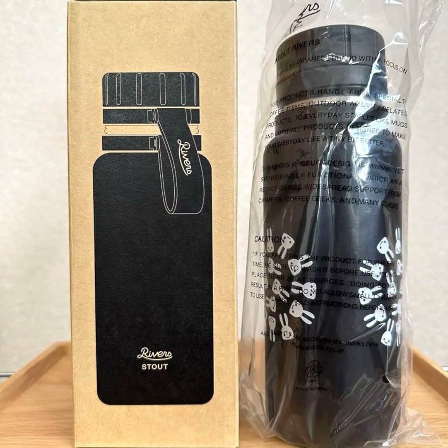 Amazon.co.jp: Cune Rabbit Cute Water Bottle Tumbler Black