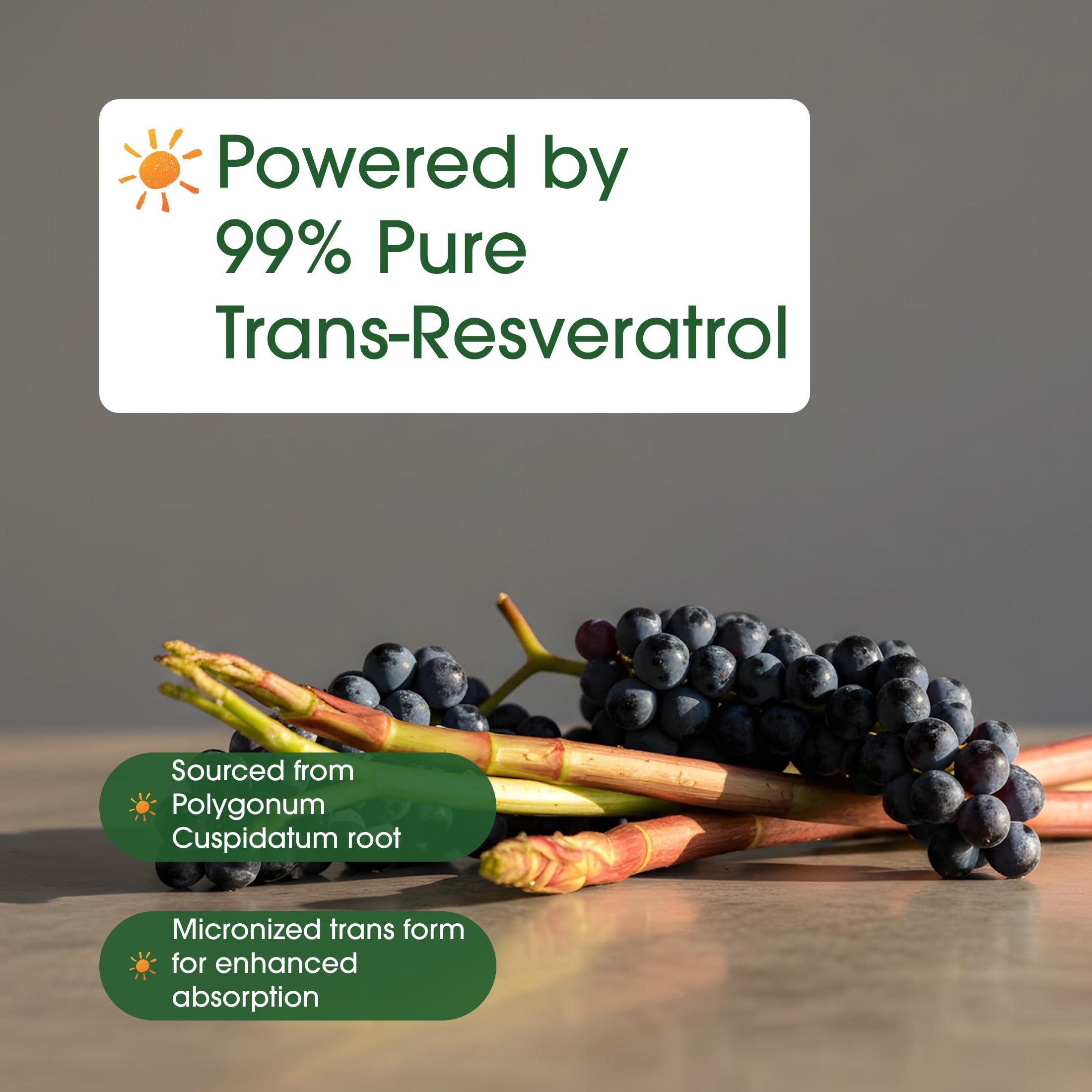 NatureBell Resveratrol 1,000mg, 180 Vegetarian Capsules — Amazon image 6