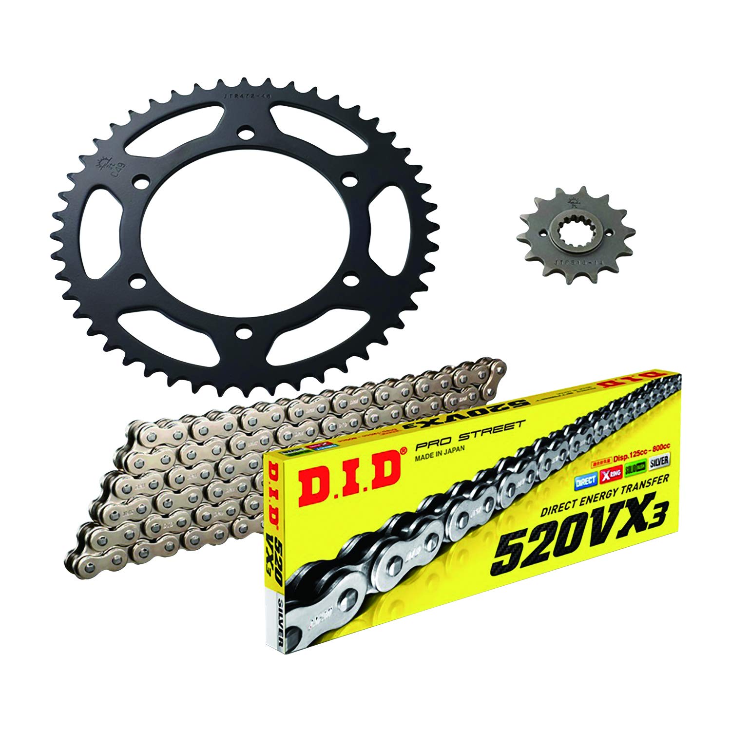 Amazon | D.I.D(大同工業) F/Rスプロケット 3点交換キット DK-01S
