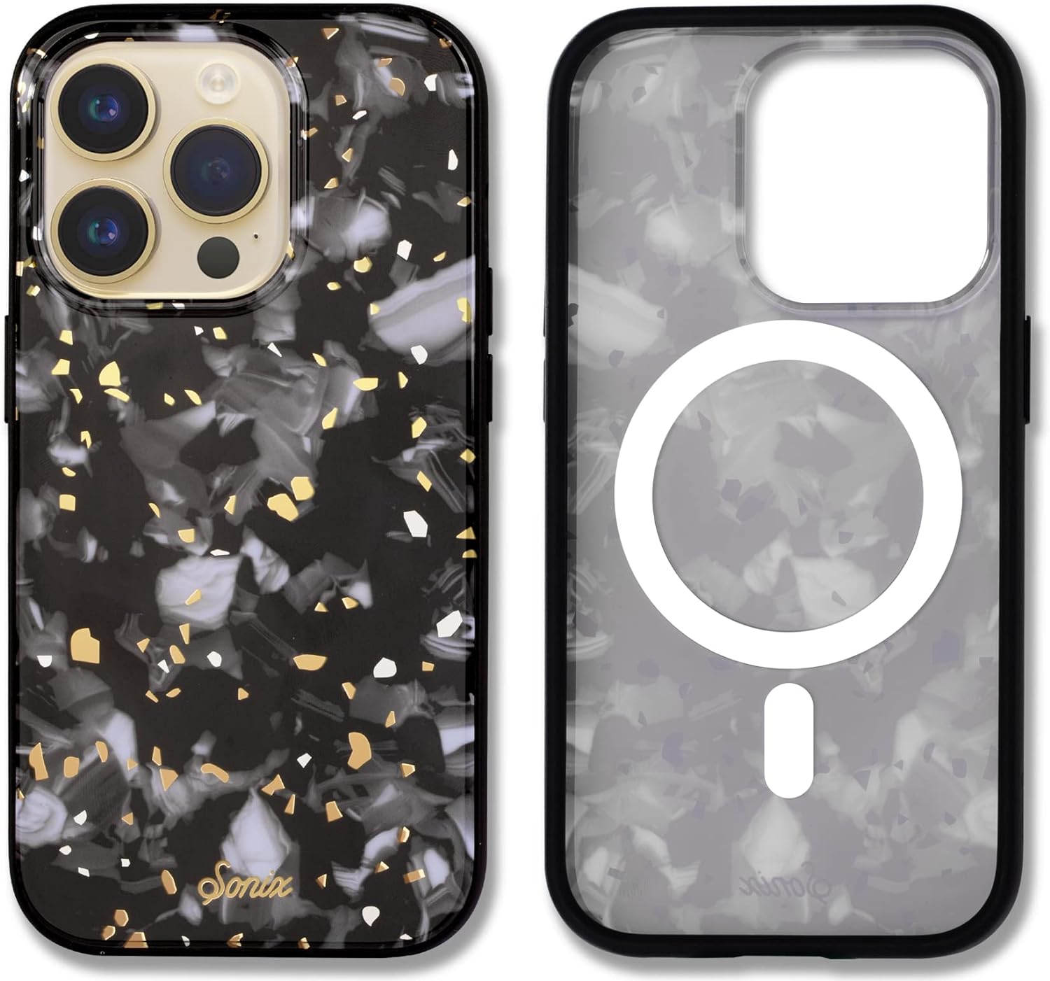 Sonix Case for iPhone 14 Pro | Compatible with MagSafe | 10ft Drop Tested | Nebula Tort iPhone 14 Pro Marble - Nebula Tort