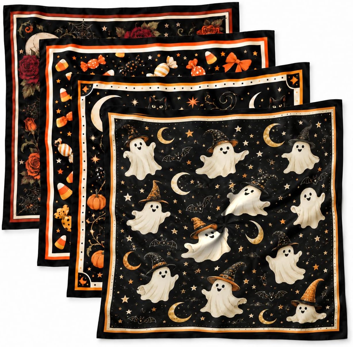 Gothic Machine Colors Amazon.com: Halloween Cotton Head Scarves for Women Men, 25 Inch ...