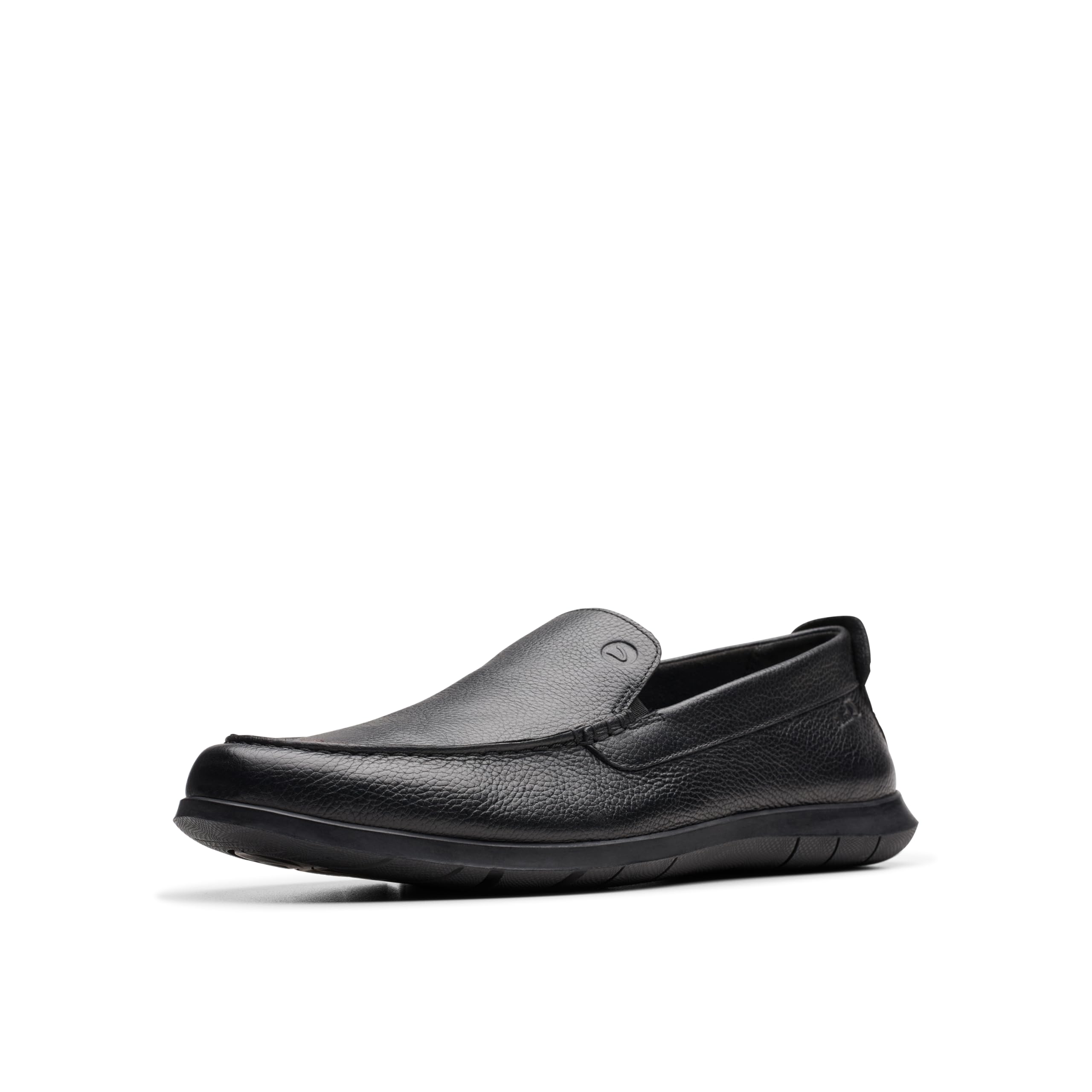 Clarks Originals Flexway Step, Men's Shoe, Black Leather, 42 EU/UK 8