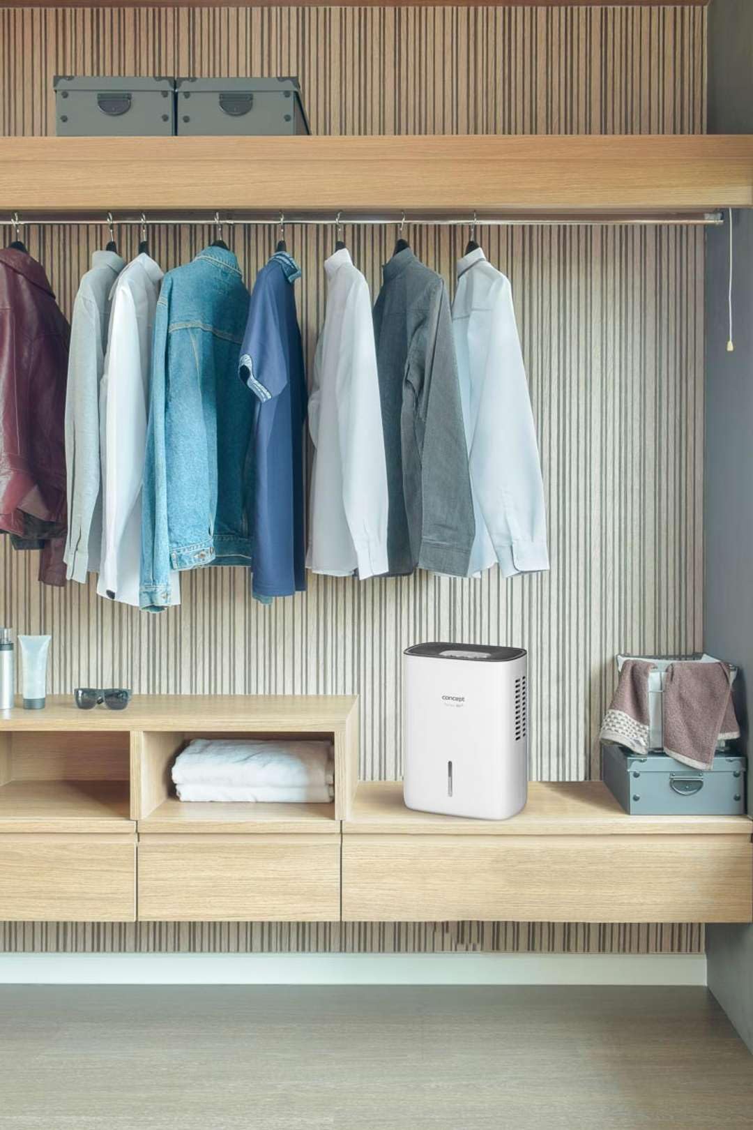Concept Elettrodomestici Ov1000 Deumidificatori, 75 W, 1.5 Litri, Bianco