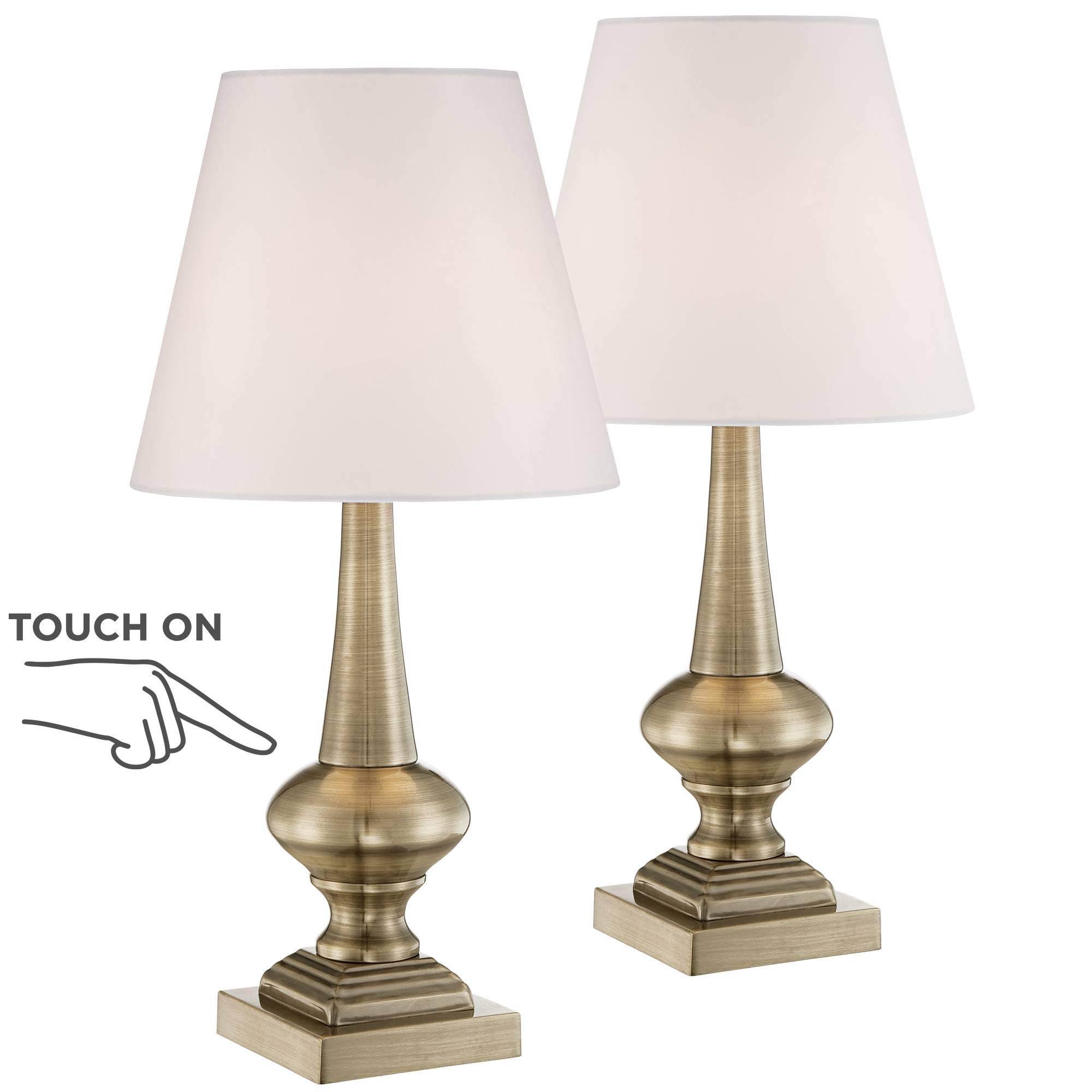 brass touch lamps bedside