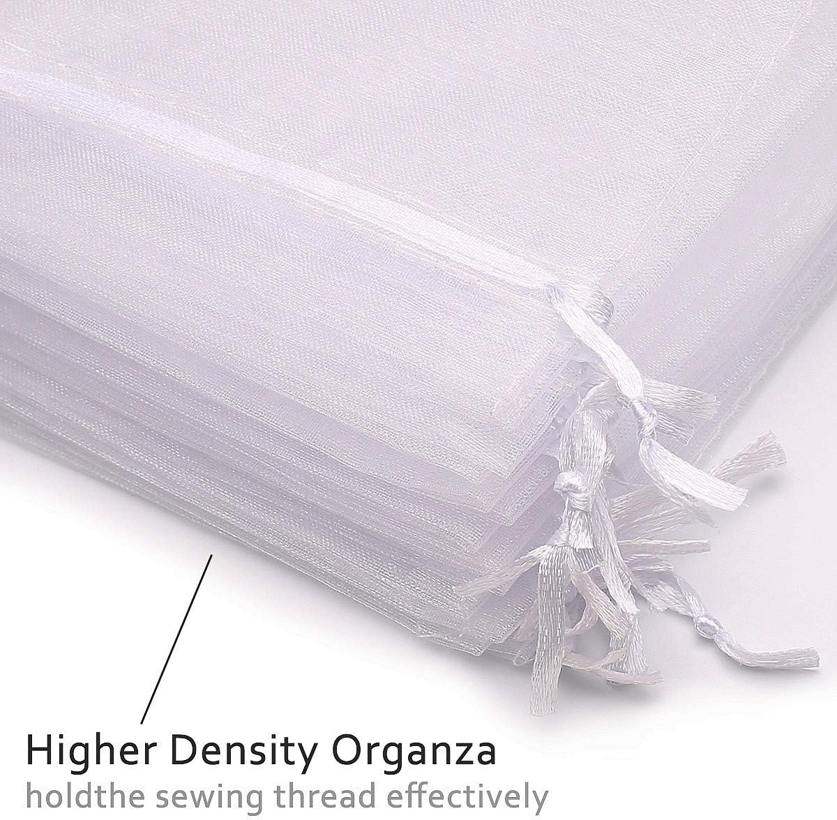 Bеѕt Dеаl 🛒 Akstore 100PCS 4x6inch (10x15cm) Drawstring Organza Jewelry Favor Pouches Wedding Party Festival Gift Bags Candy Bags (White)