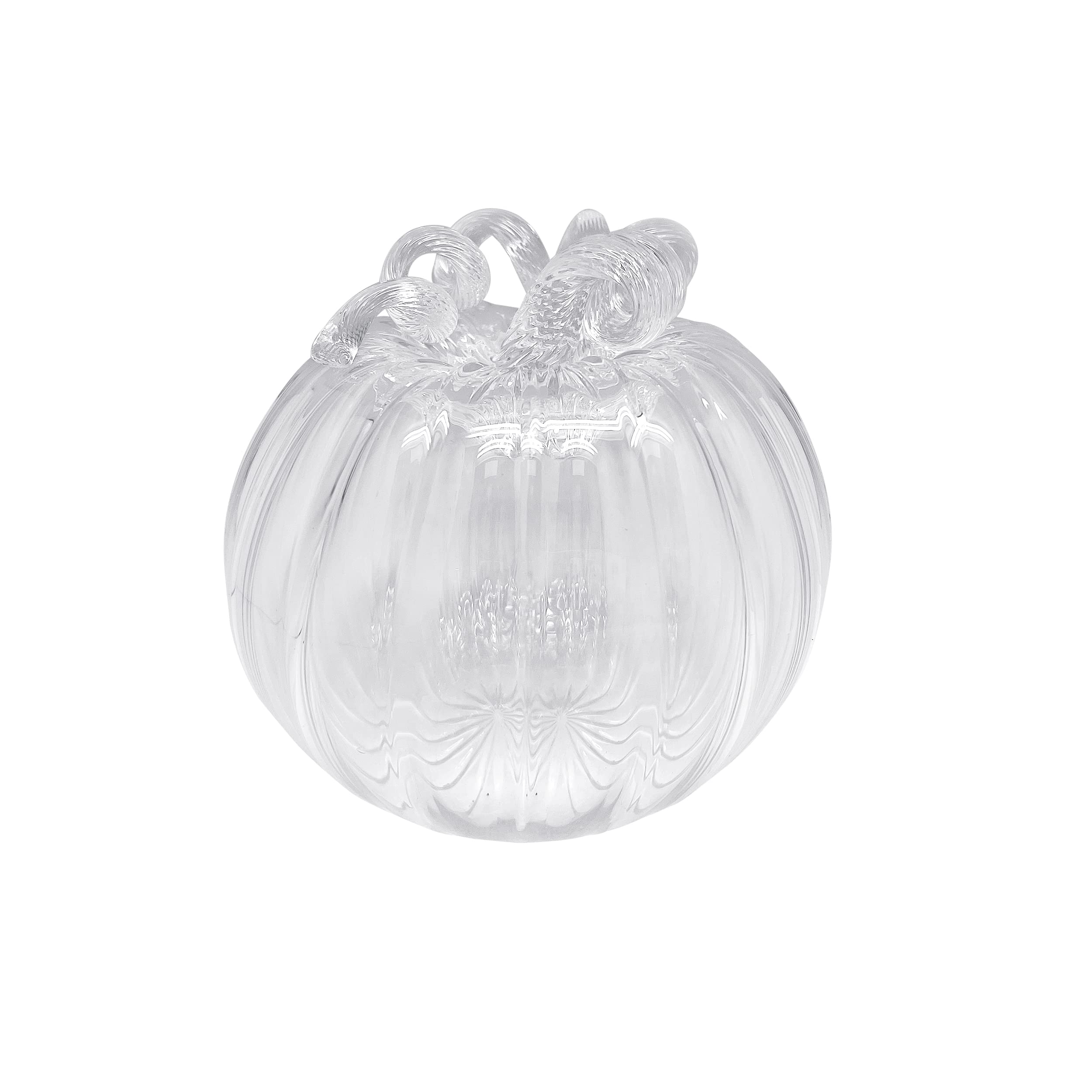 Calabaza extragrande de vidrio MARIPOSA para decorar centros de mesa de otoño