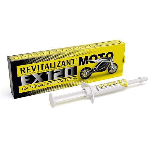 XADO Revitalizant EX120 Conditioner for Motorcycle and Small Engine Equipment (Blister Package, Syringe 4 ml) - Protectant Fluid - Rebuild and Restore Your Motor Metal Parts from Wear
