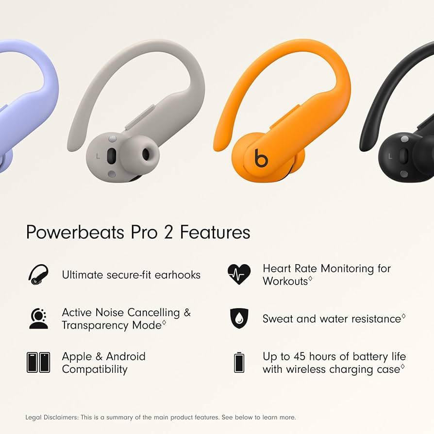 Amazon.com: Beats Powerbeats Pro 2 Wireless Bluetooth Earbuds with