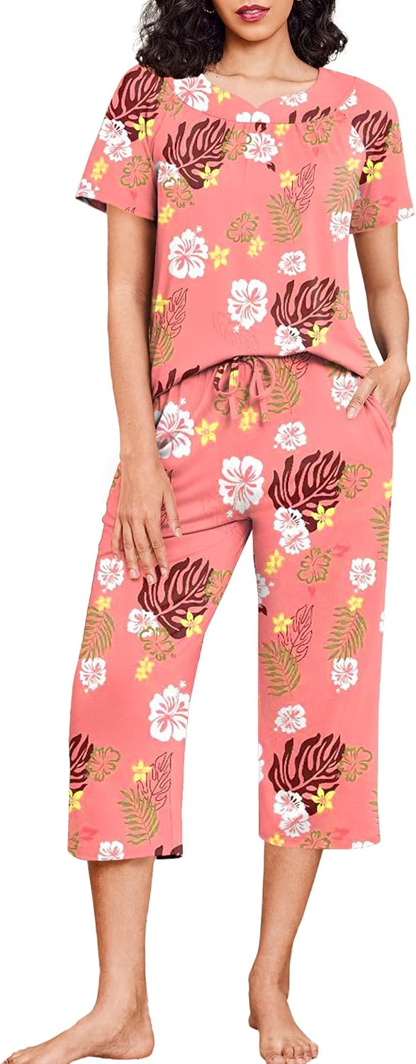 Soft & Stylish Capri Pajamas Set