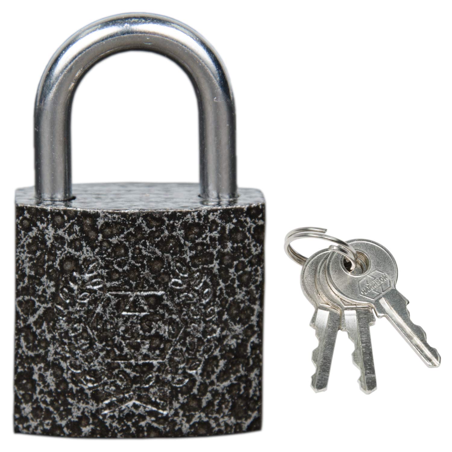 Harrison Luggage Lock C I-0320 Key Padlock with 3 Keys Mild Steel Solid Body Hardened Shackle Suitable for Suitcase Lock, Bag Lock, Bagpack Lock, Small Lock (Grey, Painted Finish) Harrison Luggage Lock C I-0320 Key Padlock with 3 Keys Mild Steel Solid Body Hardened Shackle Suitable for Suitcase Lock, Bag Lock, Bagpack Lock, Small Lock (Grey, Painted Finish)