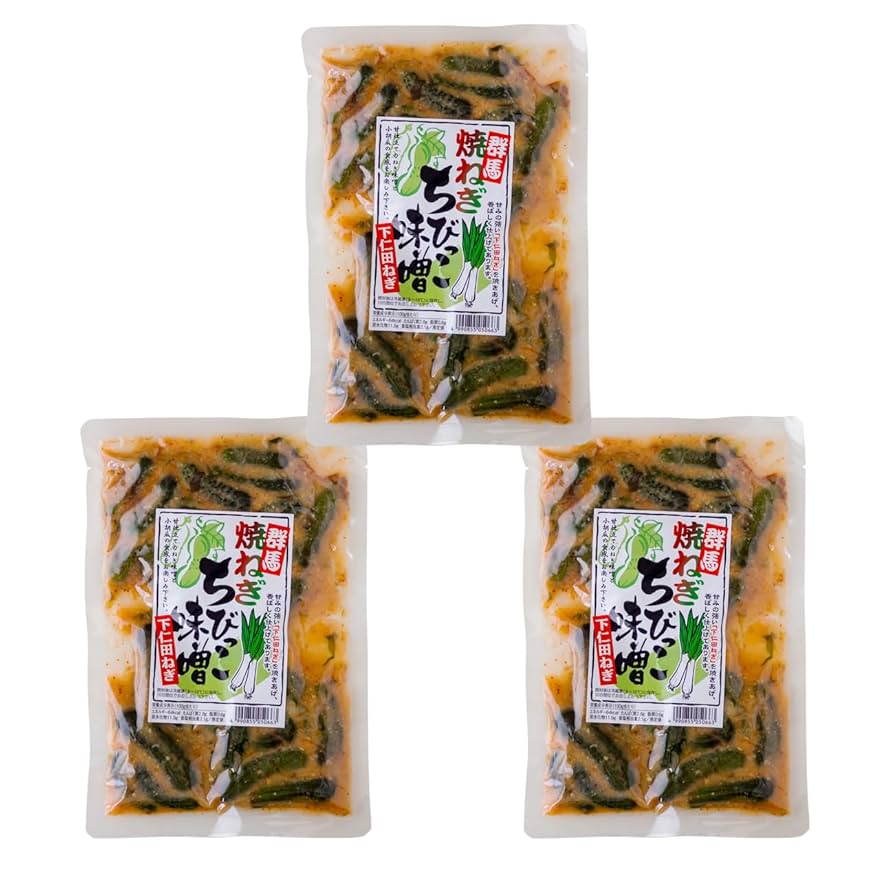 Amazon.co.jp: 焼ねぎちびっこ味噌 260g×3袋 (小胡瓜 青唐 葱