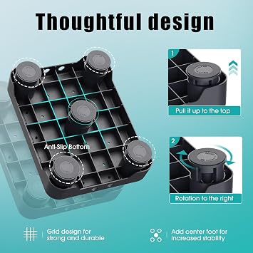SPACELEAD Slim Storage cart and Step Stool