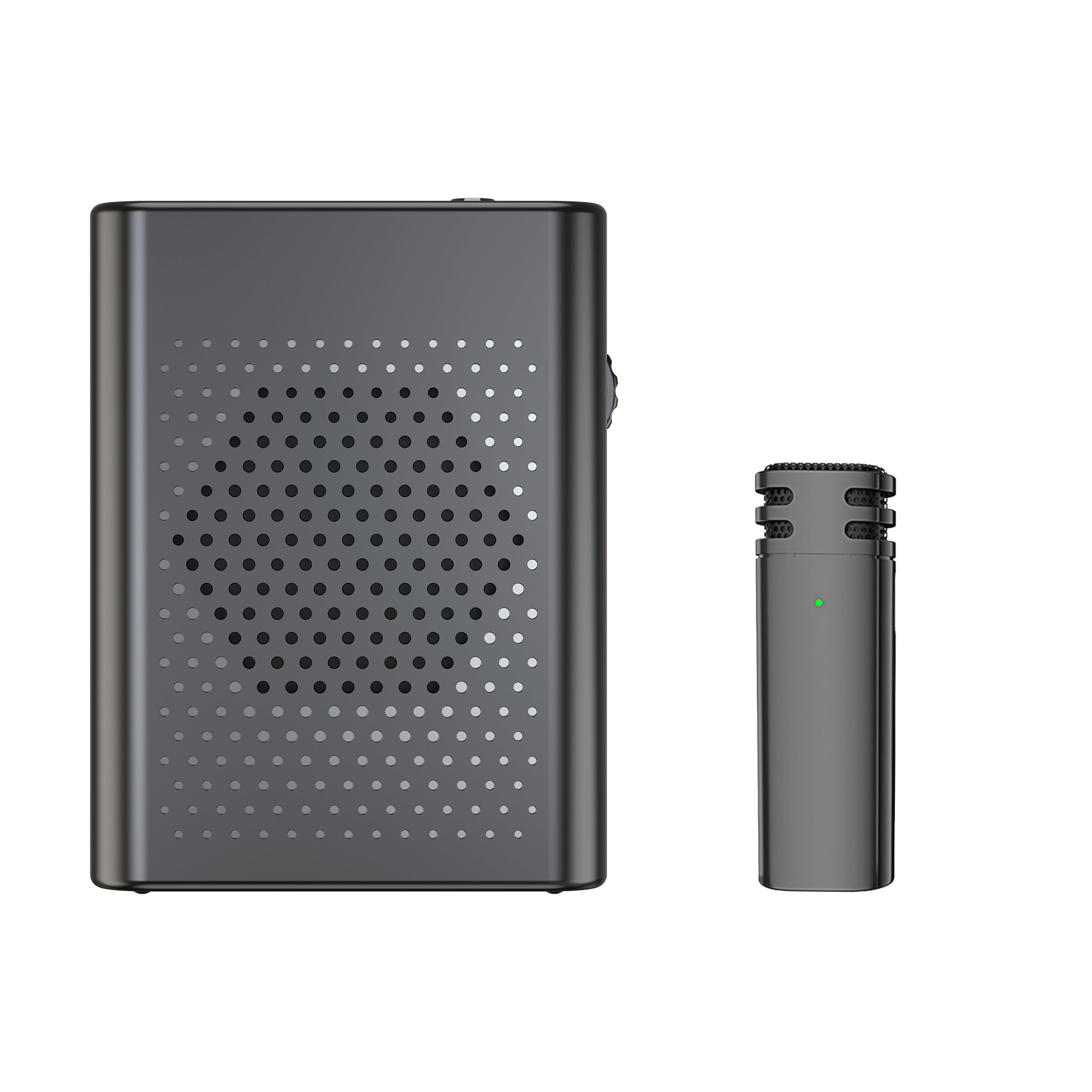 Amplificador de voz inalámbrico, clip de solapa de micrófono inalámbrico, megáfono portátil para aula, entrenamiento, enseñanza, yoga, guías turísticas, reuniones, discursos, publicidad..
