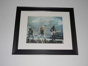Framed Motley Crue The Last Tour 2014 Vince Neil, Mick Mars, Nikki Sixx 14"x17"