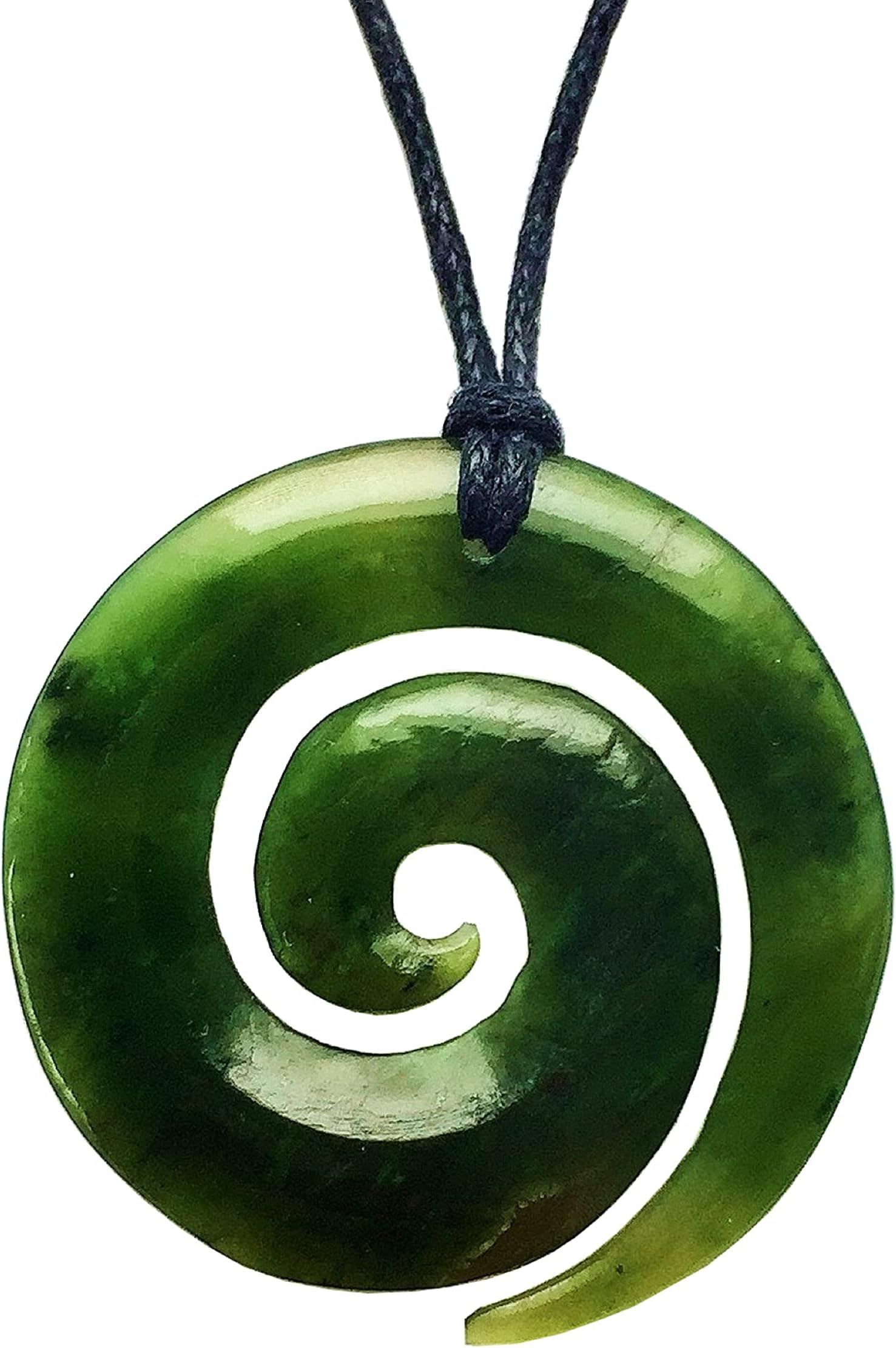 Jade / Greenstone / Pounamu Koru Pendant from New Zealand