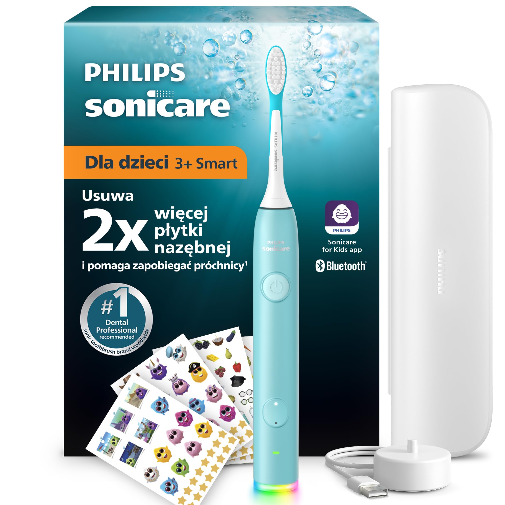 HX6600/13 POWER TOOTHBRUSH TEAL HANDLE-1