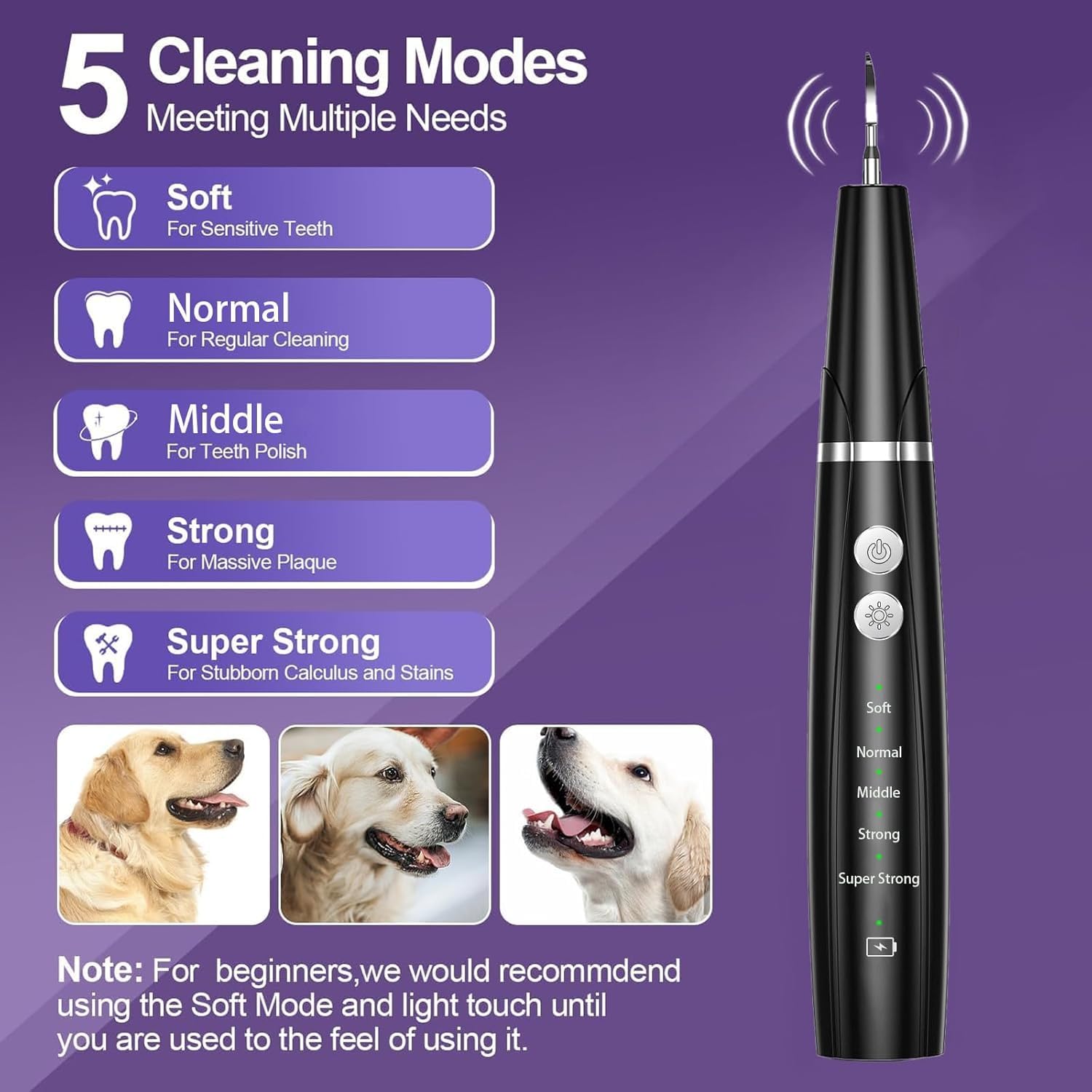 Dog Plaque Remover, Dog Teeth Cleaning Products for Tartar & Plaque Off - Image 3