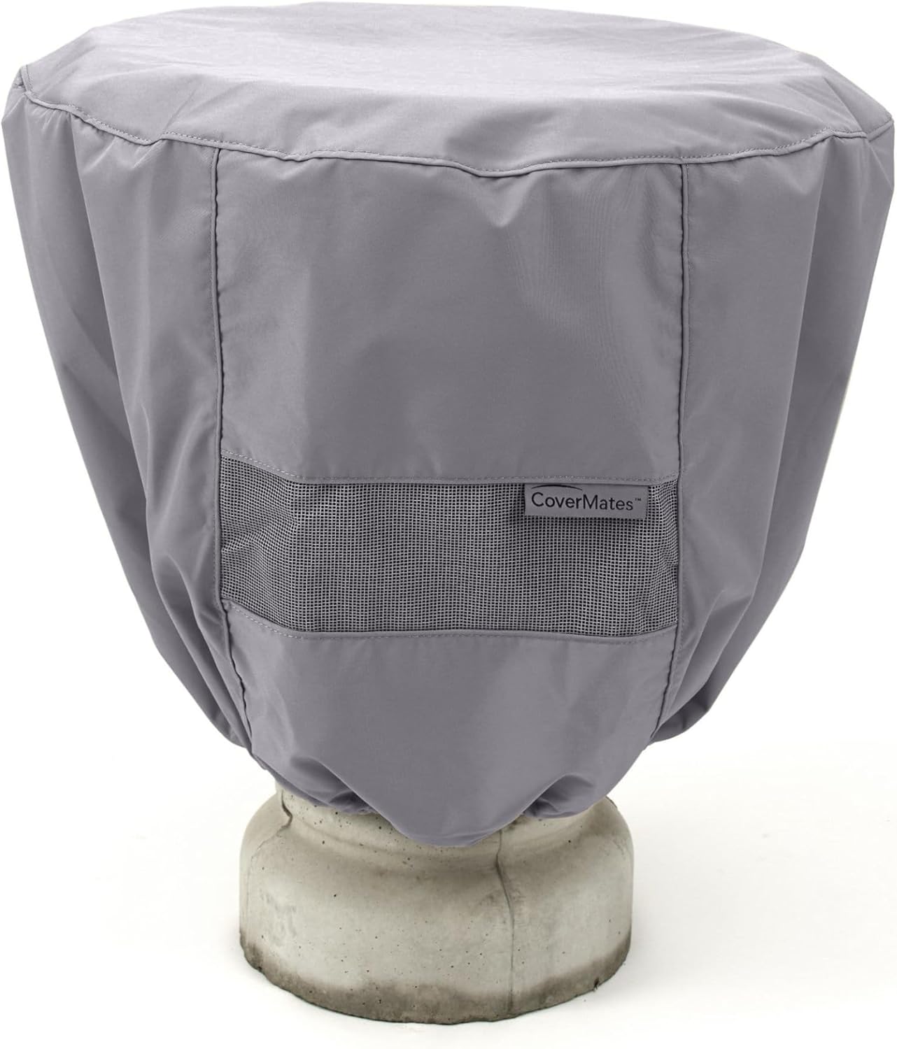 Covermates Bird Bath Cover - Weather Resistant Polyester, Weather Resistant, Elastic Hem, Outdoor Living Covers, 24DIAMETER x 18H, Charcoal