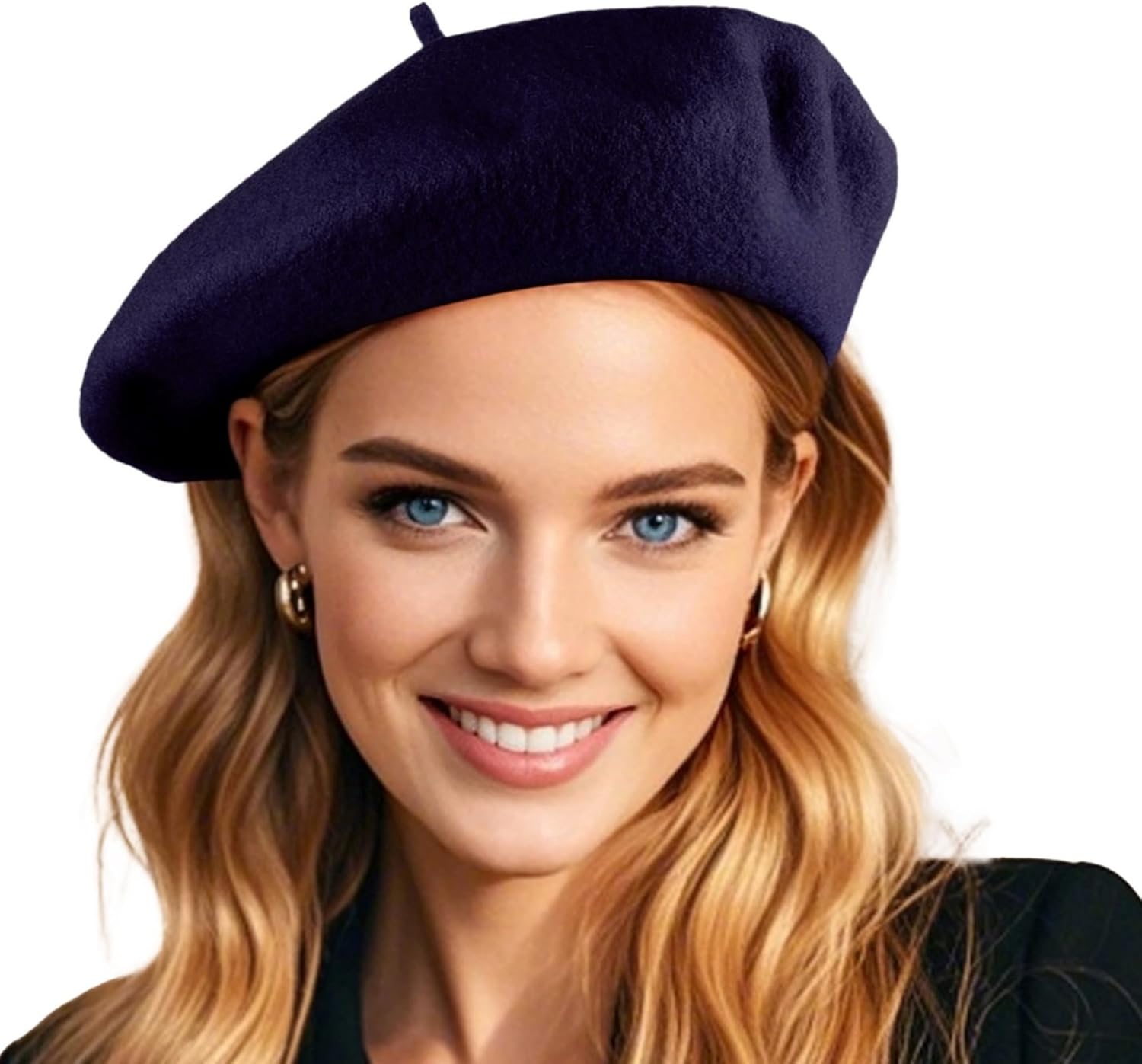 French Wool Beret Hats for Women Man Solid Color Classic Beanie Winter Cap Painter Berets.