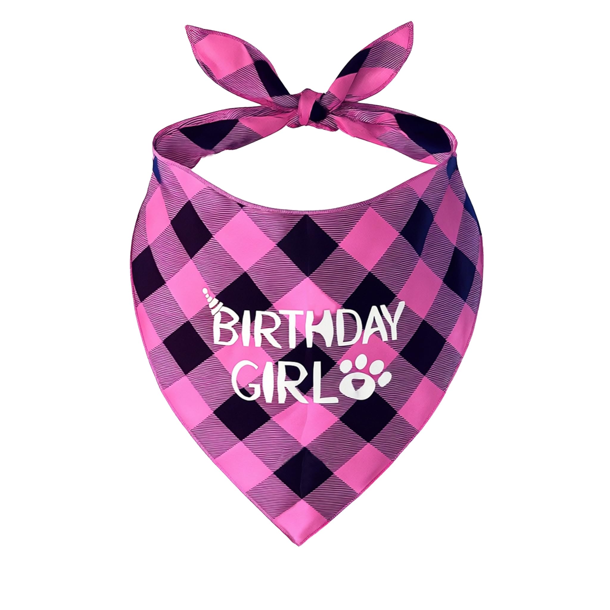 Bandana triangle bleu chien anniversaire : finis les accessoires inconfortables qui glissent