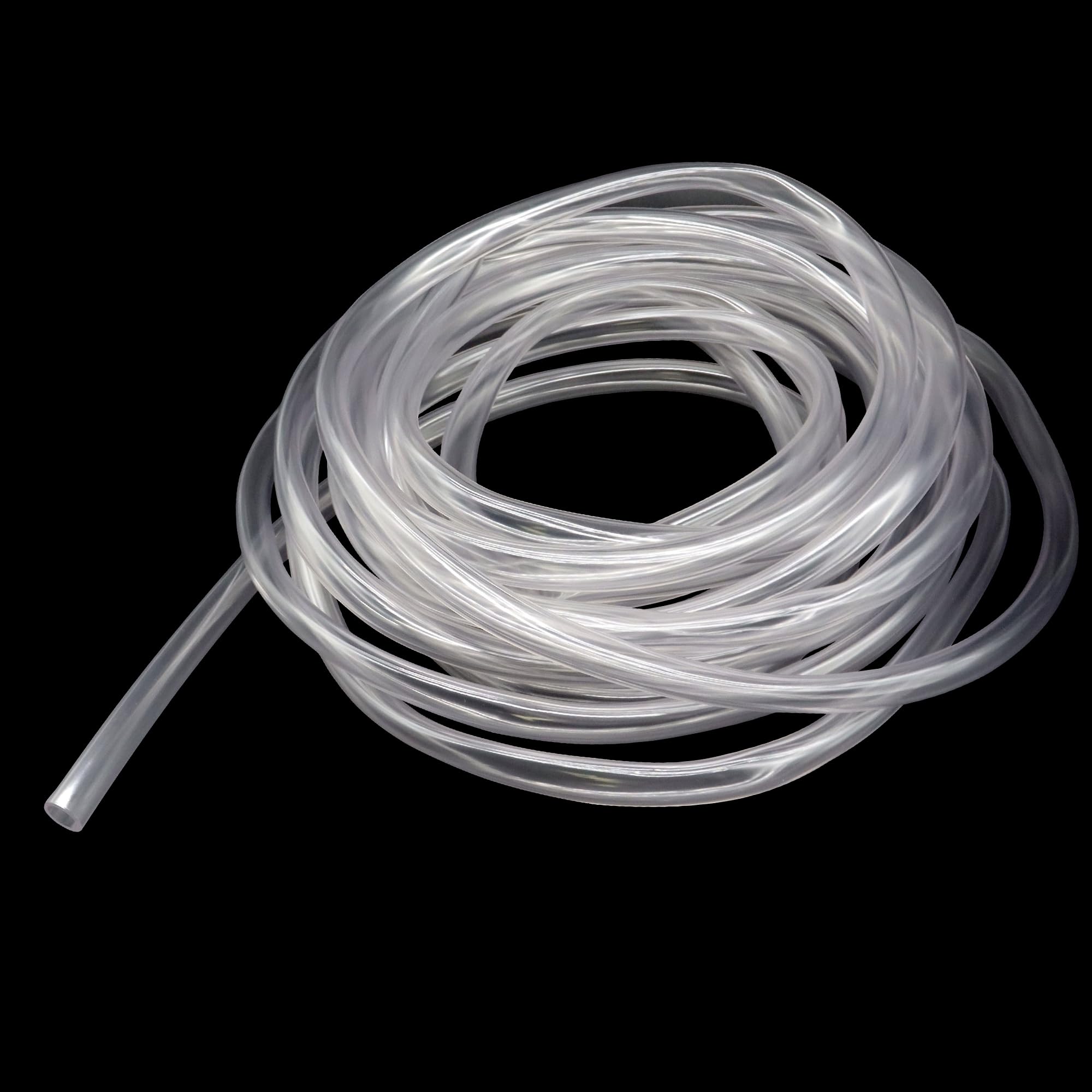 Lavmhab Clear Pvc Tubing 3Mm Id X 6Mm Od – 9M Flexible Vinyl Hose For Water, Air & Aquarium Use, Lightweight Plastic Pipe