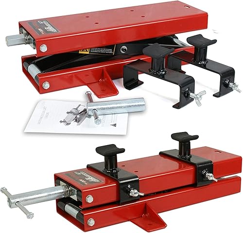 Miniatura 4 de F2C Mini motocicleta de 1100 libras, elevador central, elevador de gato, bicicletas, ATV, Street Bikes Cruisers Touring Motorcycle Dirt Bike Stand