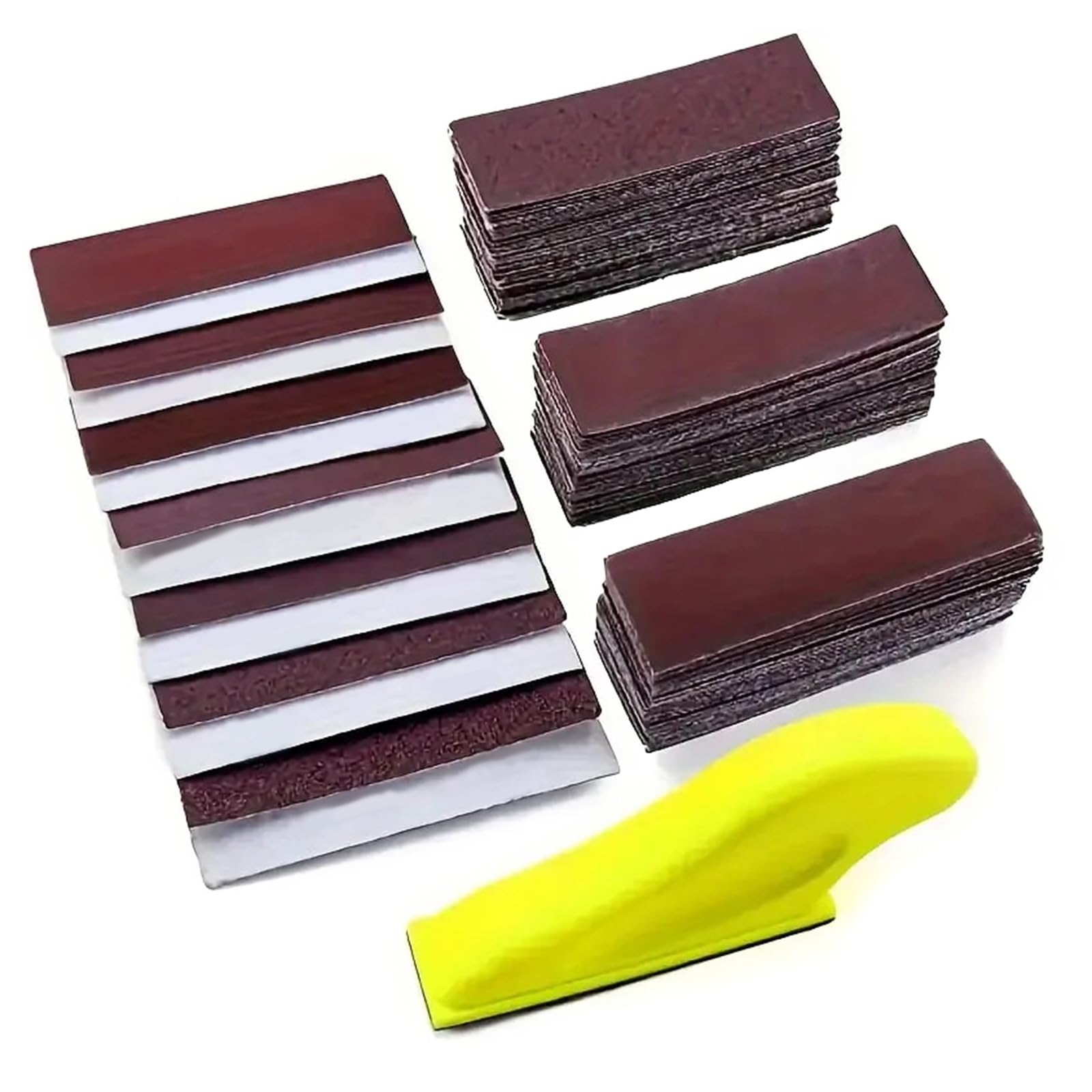 Tsophreniq Red Sand Professional Sanding Tool Finger Sander Block Sandpaper Small Tool Great For Home Improvement And Woodworking Block